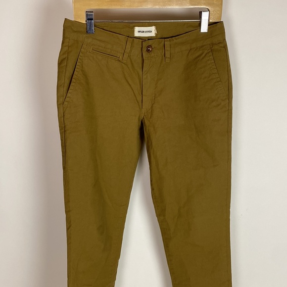 Taylor Stitch Men's Slim Fit Chino Pants Khaki Men’s Size 30